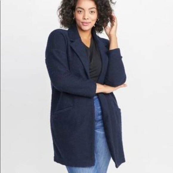 Marine Layer Birdseye Cardigan Blazer Coat - Picture 1 of 9